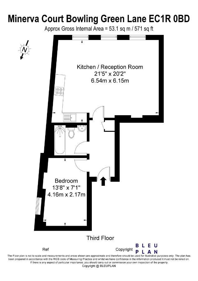 Mulberry Flat 5 - One bedroom 3rd floor London Eksteriør billede